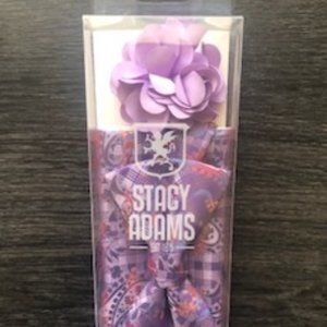 Stacy Adams Pre-tied Bow Tie w/ Hanky & Lapel
